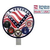 Universal Service Military Grave Marker Close Up