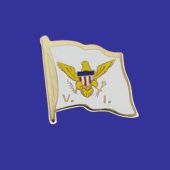 Virgin Islands Lapel Pin (Single Waving Flag)