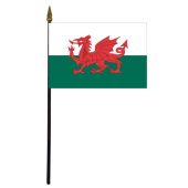 Wales Stick Flag - 4x6"