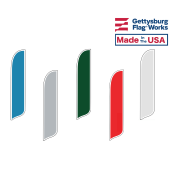 Blank Nylon Wave Banner Flags - Choose Options