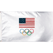 USOC Olympic Rings Flag