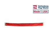 Firefighter Solid Red Parade Sash, 6'