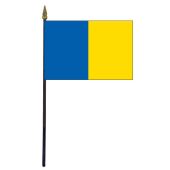 Wicklow County Stick Flag (Ireland) - 4x6"