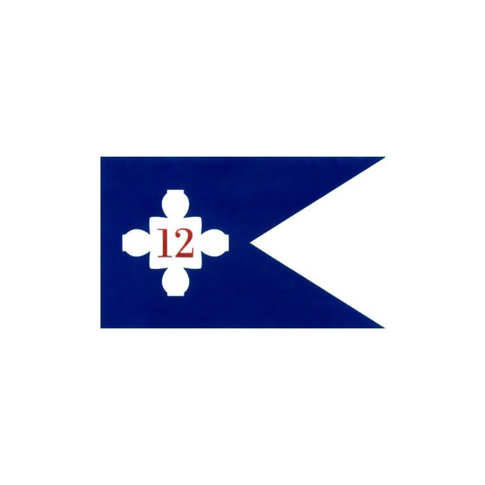 12th Corp HQ Guidon (1863) Flag - 3x5'