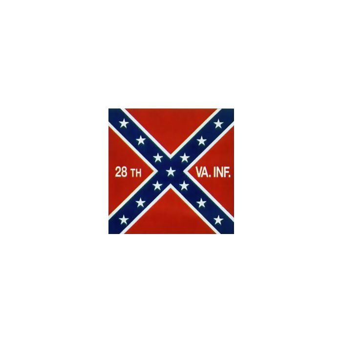 28th VA Infantry Flag - 4x4'