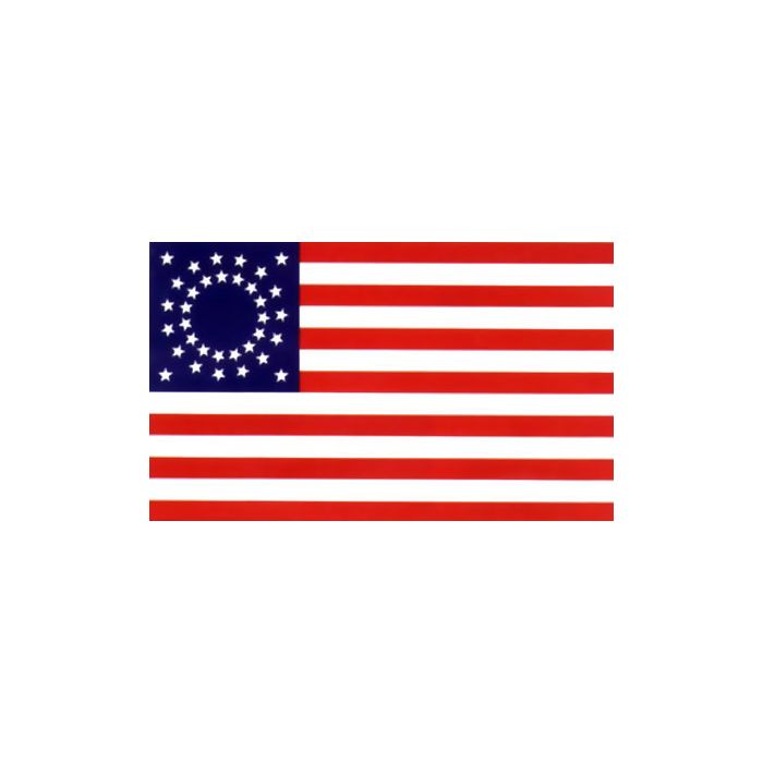 34 Star Shawbaker US Civilian Flag (1862) - 3x5'