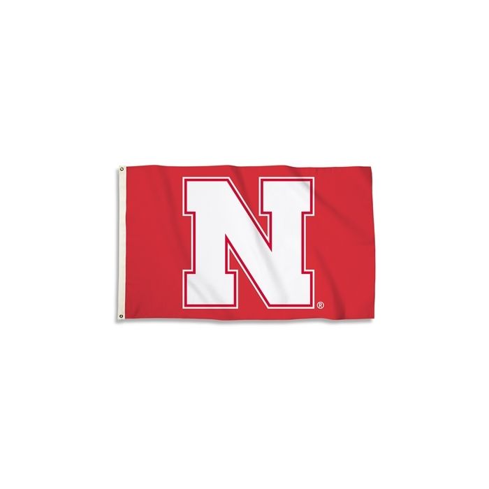 Nebraska Cornhuskers Outdoor Flag - Red