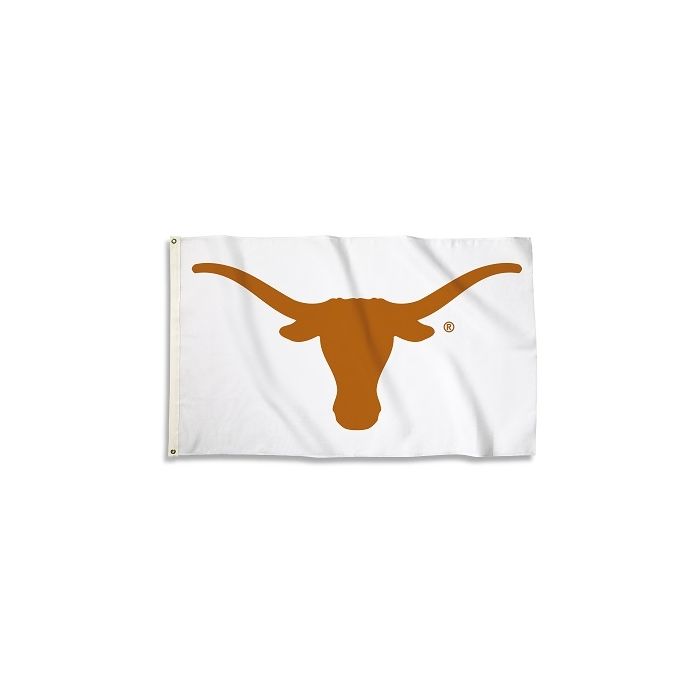 Texas Longhorns Outdoor Flag - WHITE