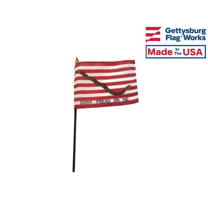 First Navy Jack Stick Flag - 4x6"
