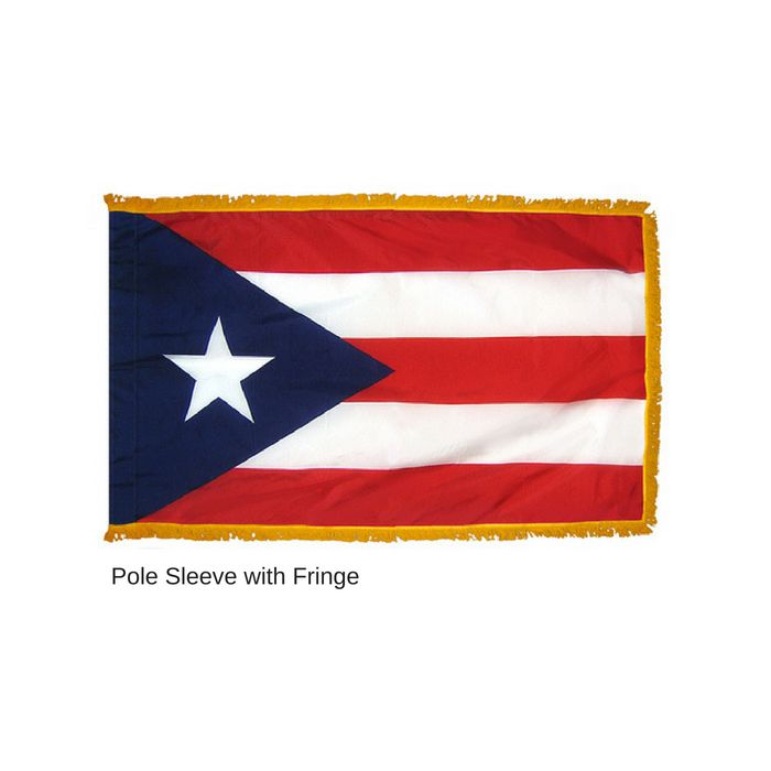Puerto Rico Indoor Flag