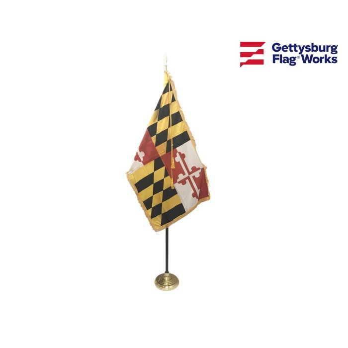 Maryland Indoor Flag Set-3x5