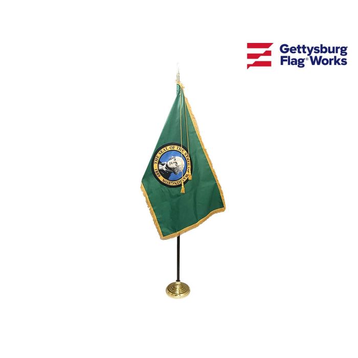 Washington Indoor Flag Set-3x5