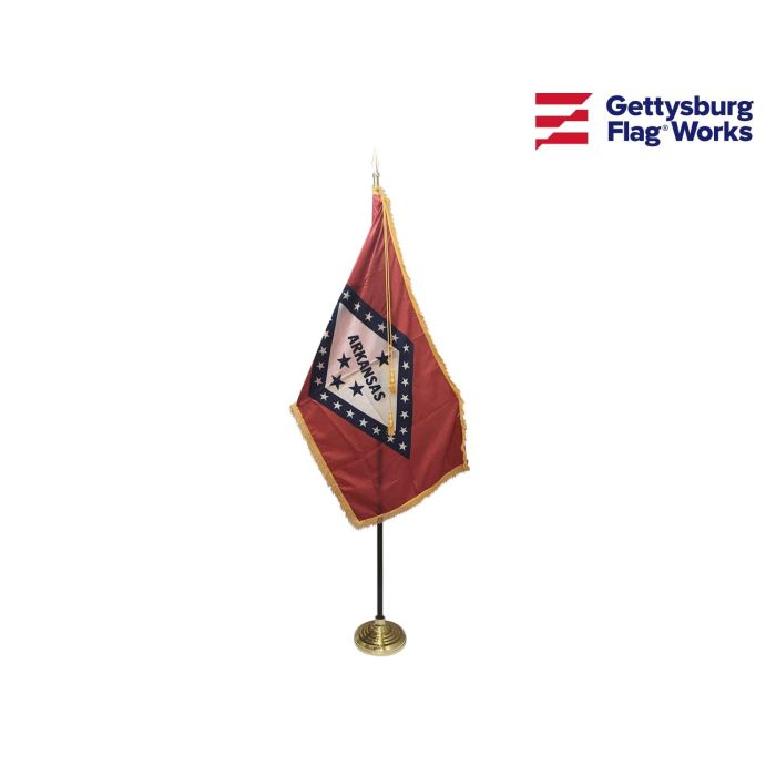 Arkansas Indoor Flag Set-3x5