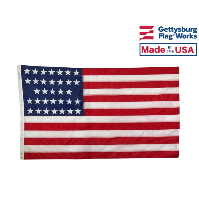 Historical American 33 Star Flag