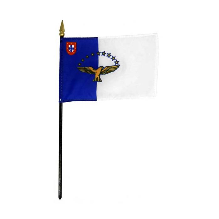 Azores Stick Flag - 4x6"