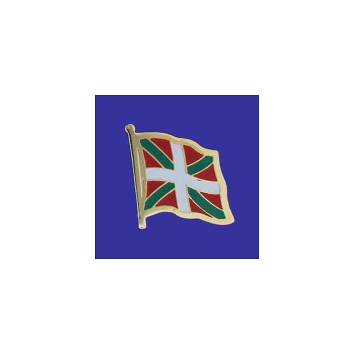 Basque Country Lapel Pin (Single Waving Flag)