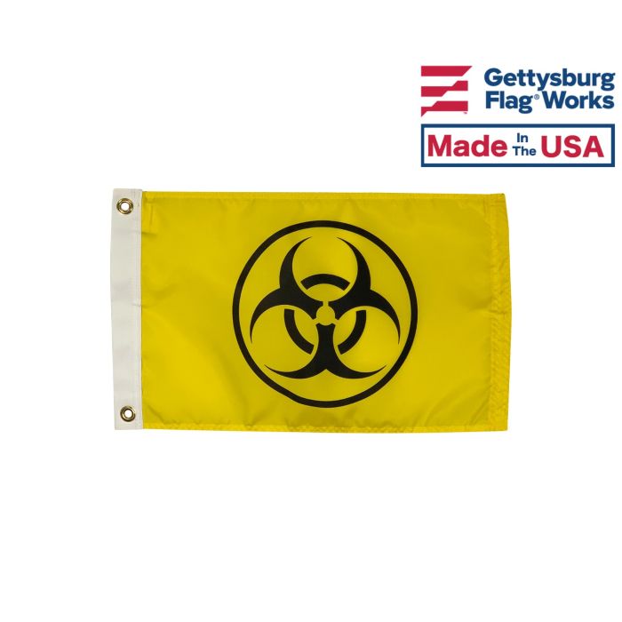 Biohazard Flag - Biological Hazard Symbol 