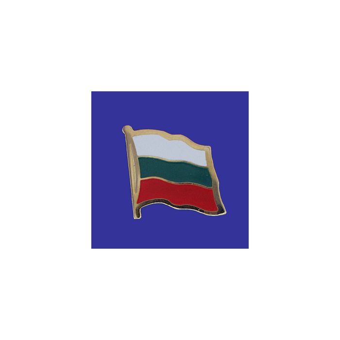 Bulgaria Lapel Pin (Single Waving Flag)