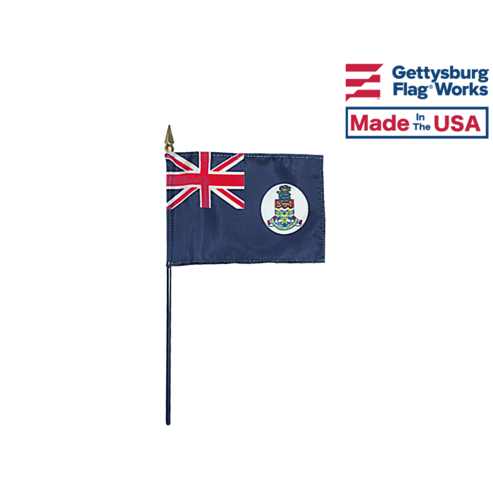 4x6" Cayman Islands Stick Flag (Blue)