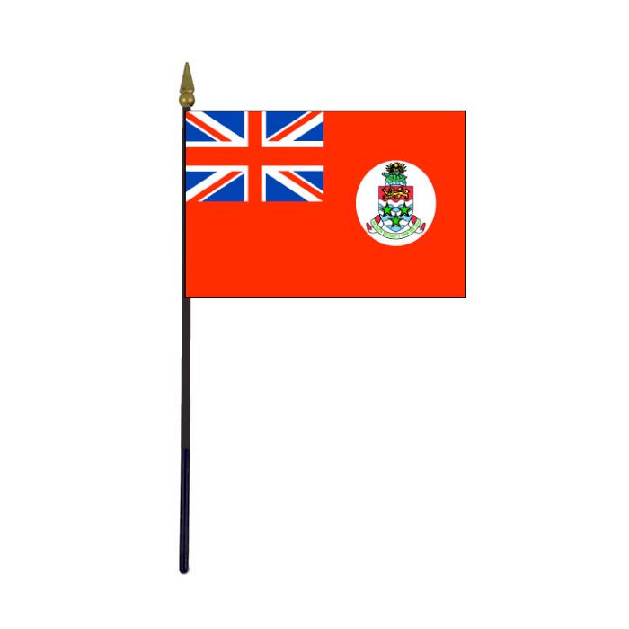 Cayman Islands Stick Flag - 4x6"