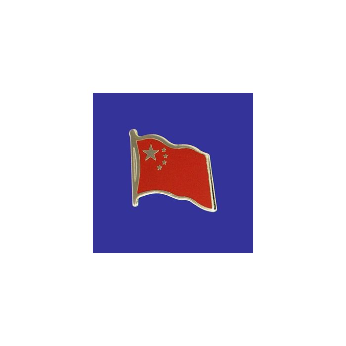 China Lapel Pin (Single Waving Flag)