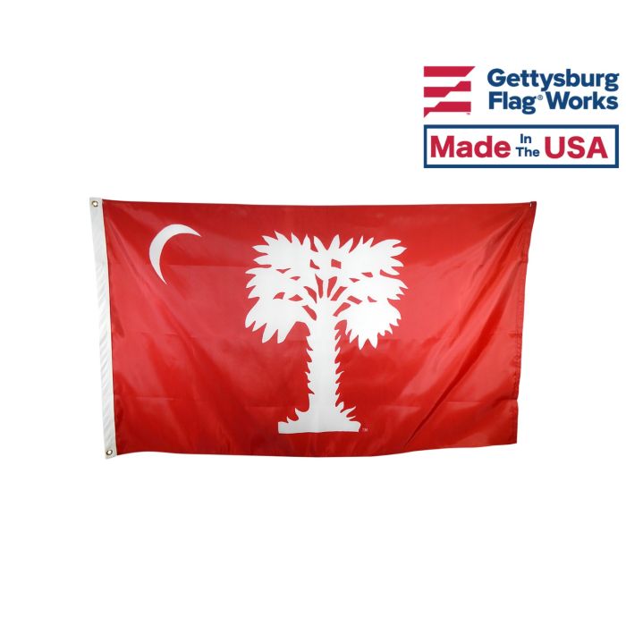 "Big Red" Palmetto Citadel Flag-Officially Licensed 
