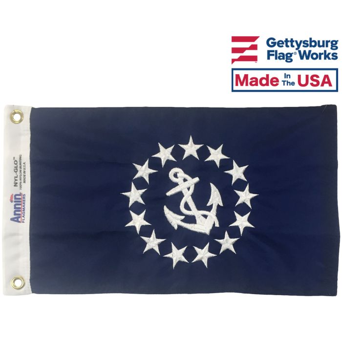 Commodore Boat Flag - 12x18" - Choose Options