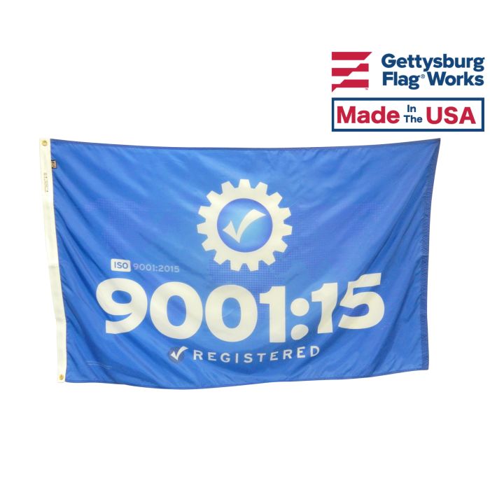 ISO 9001:15 Quality Flag Photo