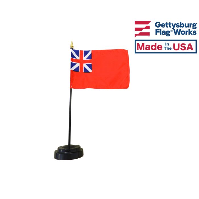 British Red Ensign Stick Flag - 4x6"