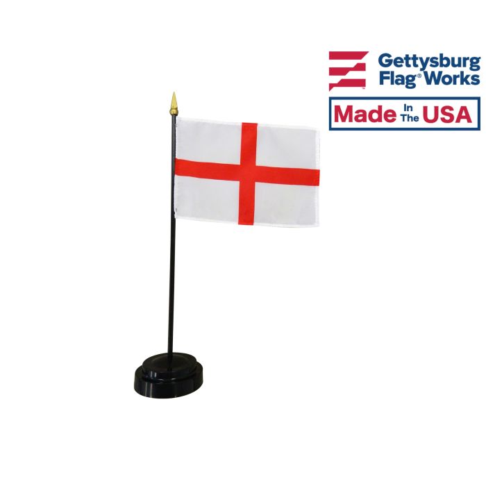 England Stick Flag (St. George Cross) - 4x6"