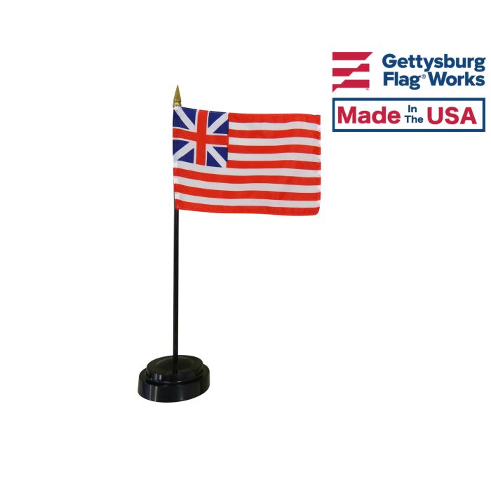 Grand Union Stick Flag - 4x6"