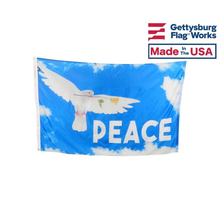 Peace Dove Flag - 3x5'