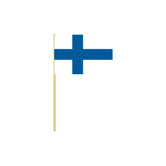 Finland Cotton Stick Flag