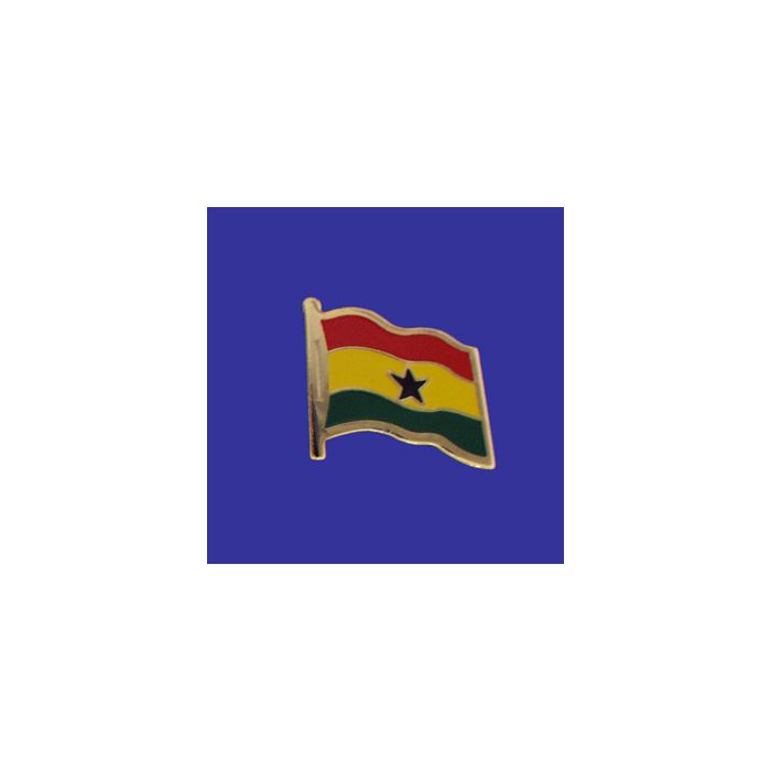 Ghana Lapel Pin (Single Waving Flag)