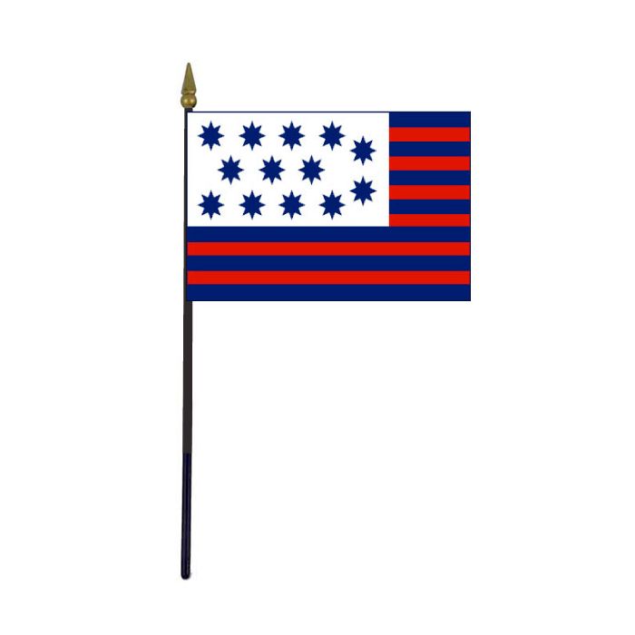Guilford Courthouse Stick Flag - 4x6"