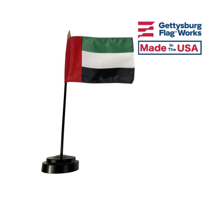 United Arab Emirates Stick Flag - 4x6"