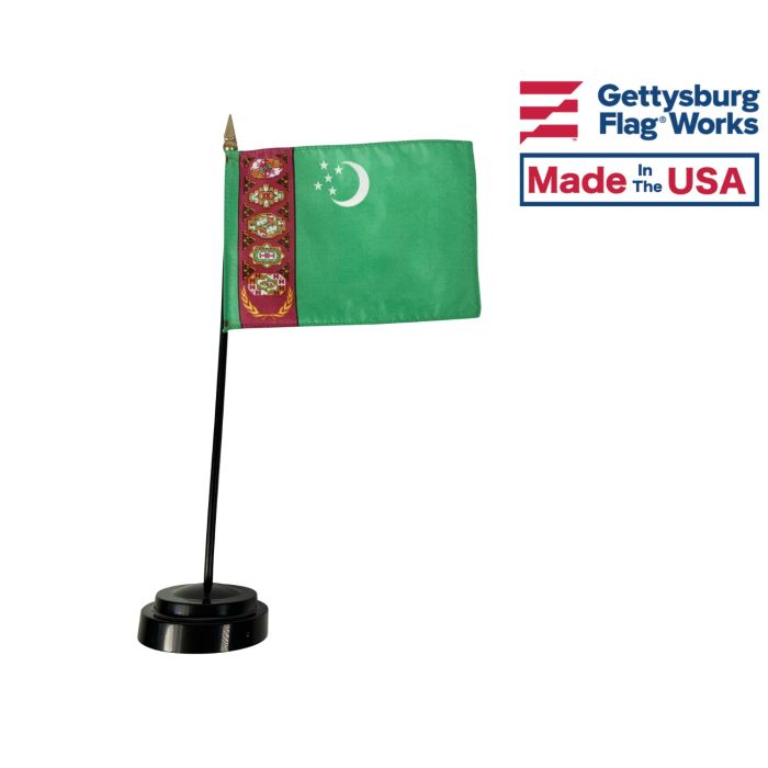 Turkmenistan Stick Flag