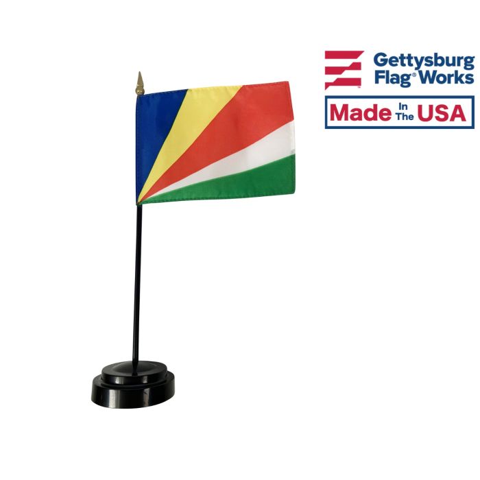 Seychelles Stick Flag - 4x6"