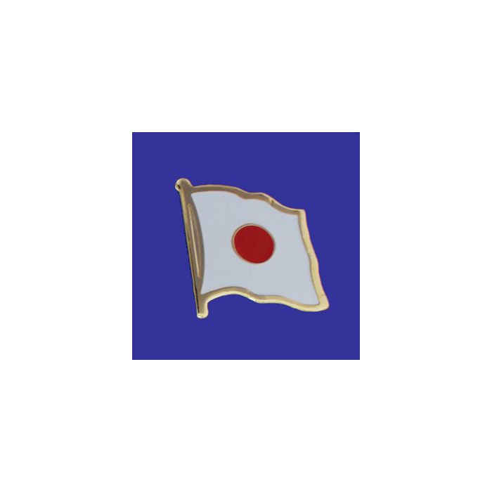 Japan Lapel Pin (Single Waving Flag)