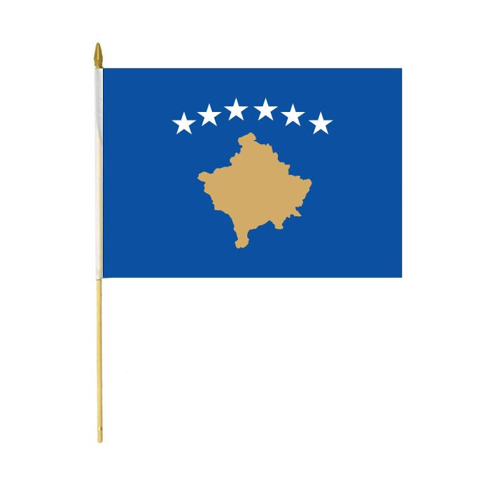 Kosovo Stick Flag