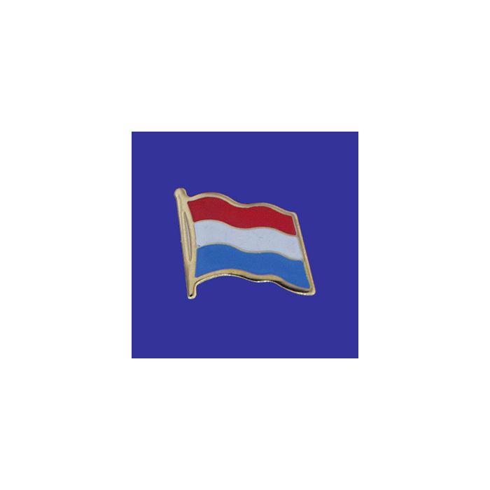 Luxembourg Lapel Pin (Single Waving Flag)