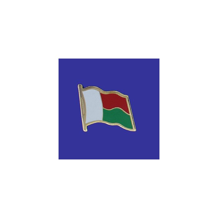 Madagascar Lapel Pin (Single Waving Flag)