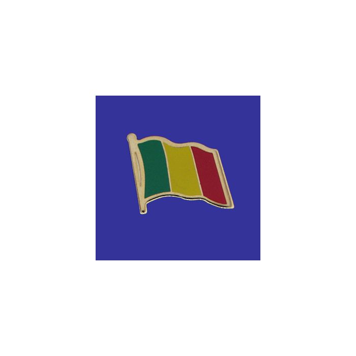 Mali Lapel Pin (Single Waving Flag)