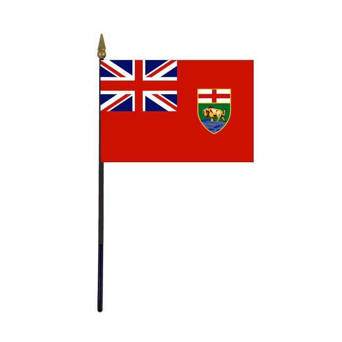 Manitoba Stick Flag - 4x6"