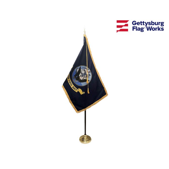 Navy Indoor Flag Set 