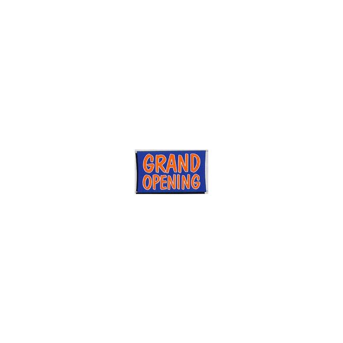 Grand Opening Banner - Orange, White & Blue