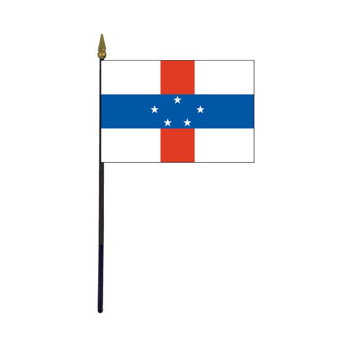 Netherlands Antilles Stick Flag - 4x6"