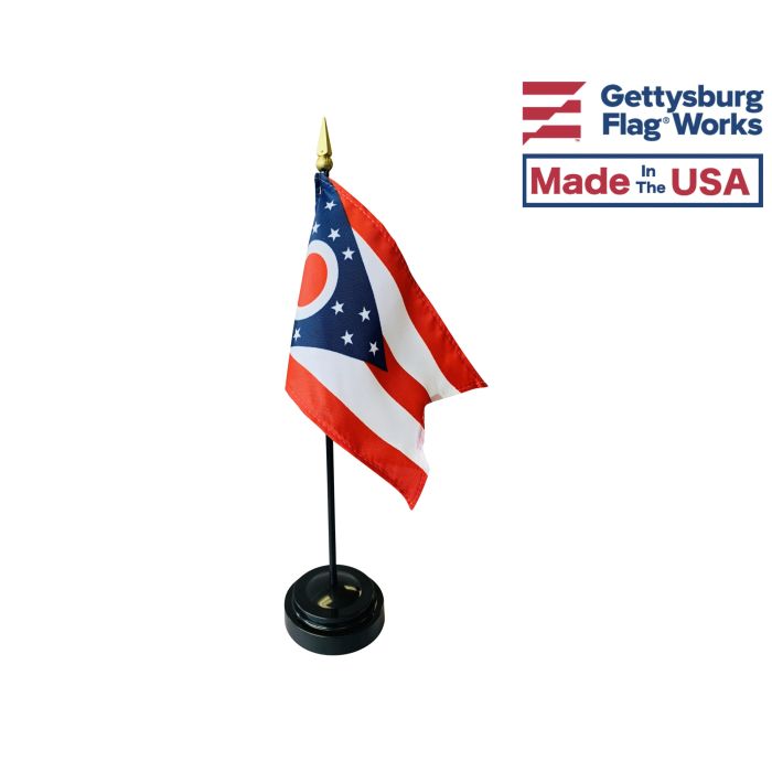 Ohio State Stick Flag - 4x6"
