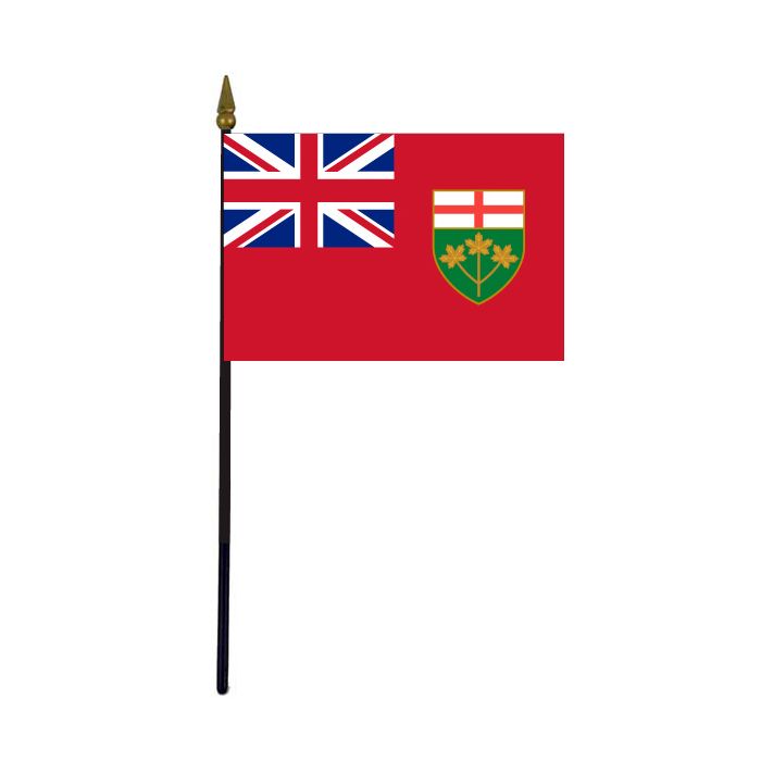 Ontario Stick Flag - 4x6"