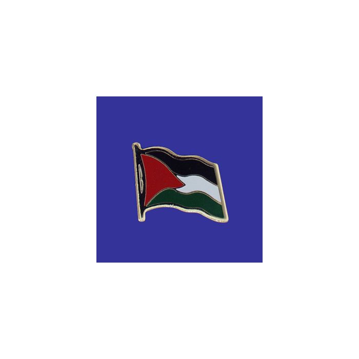 Palestine Lapel Pin (Single Waving Flag)